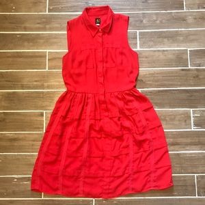 EUC Anthropologie Collared Button-down Dress